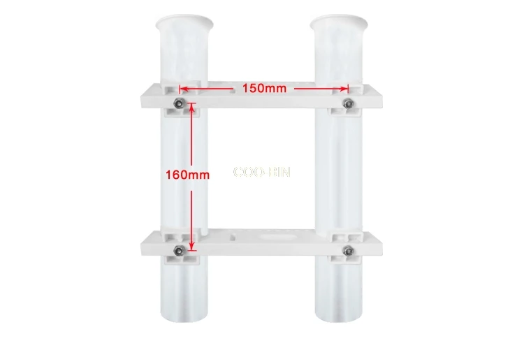 Морской пластиковый нейлоновый держатель для удочки 2 соединительных трубки
