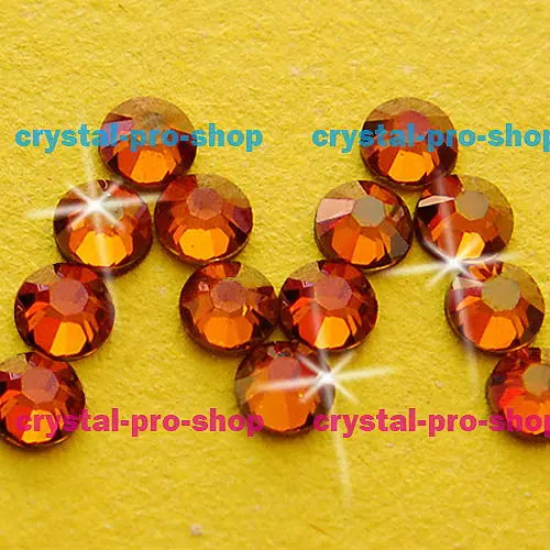 Подлинная Swarovski Elements SS12 Топаз (203) 288 шт. гладить на 12SS горячей исправить золото
