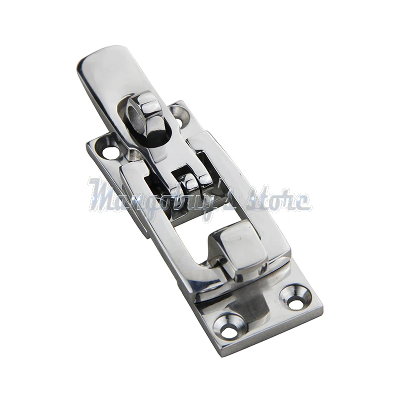 Length 92mm 2 шт., новинка,, нержавеющая сталь, Морская Лодка, дверь, офсетный шкафчик, анти-погремушка, защелка, зажим, каяк, аксессуары, аксессуары для лодки - Цвет: Length 92mm