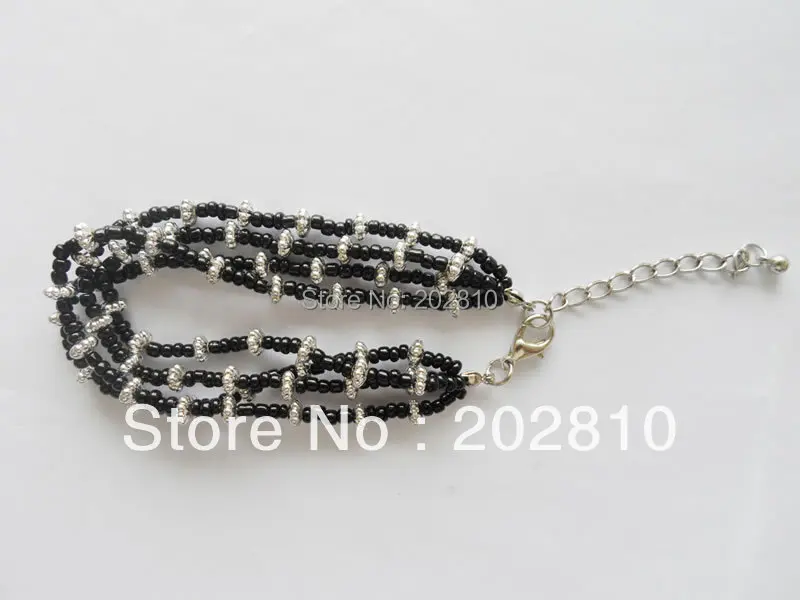 Оптовая продажа с фабрики ювелирных изделий Модный маленький черный браслет из