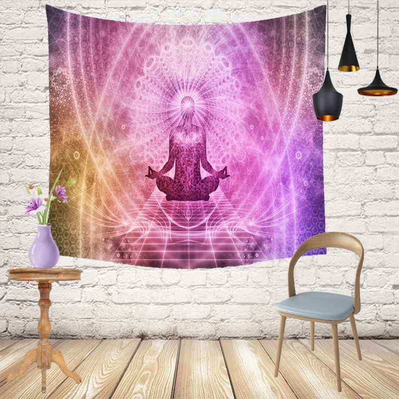 

Mandala Tapestry Wall hanging Dorm Decor Psychedelic Tapestry Bedspread Bed Cover Bedding Yoga Beach Blanket GT001