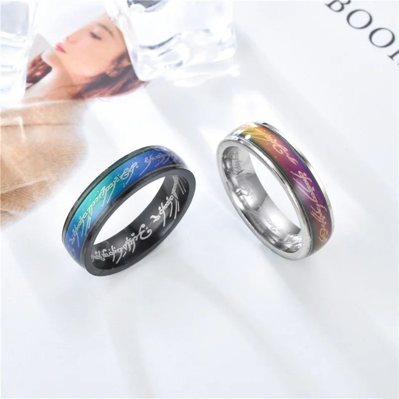 Кольца для мужчин и женщин из нержавеющей стали в стиле панк | Украшения