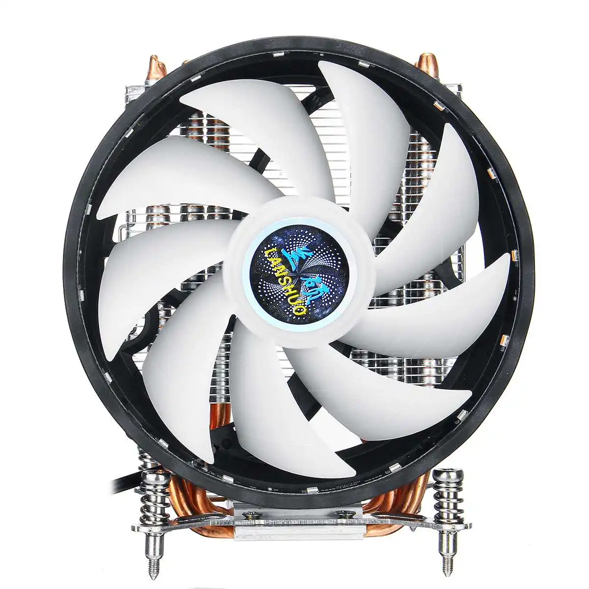 6 тепловых трубок Процессор кулер охлаждения тихий RGB Вентилятор Cooler 120 мм вентилятор радиатора для Intel 775/1150/1151/1155/1156/1366/X79