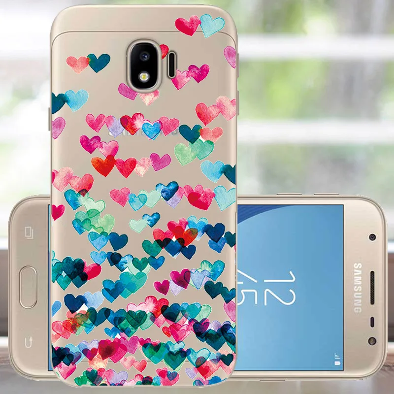FOR Samsung Galaxy J2 Pro 2018 Case Cover Silicone Painting Soft TPU Back Funda Phone J250 SM-J250F |