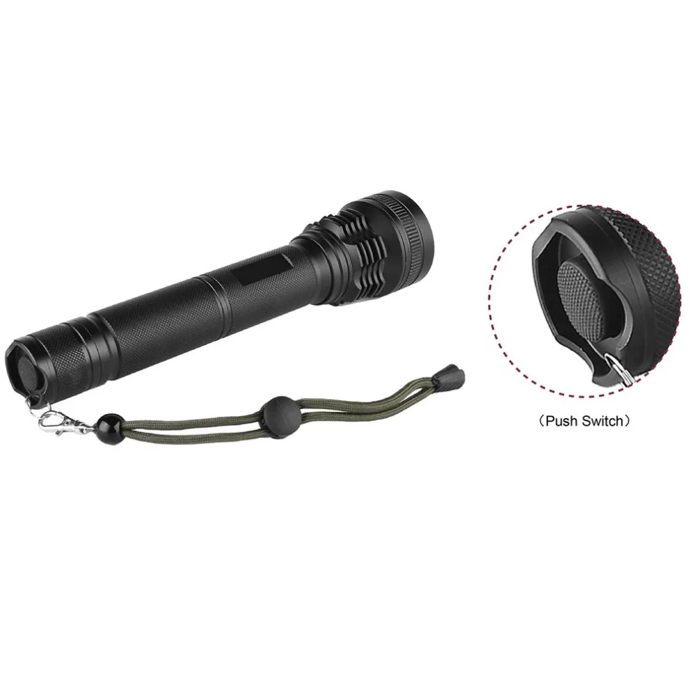 Супер яркий алюминиевый сплав фонарик XHP50 светодио дный 5 режимов освещение факел