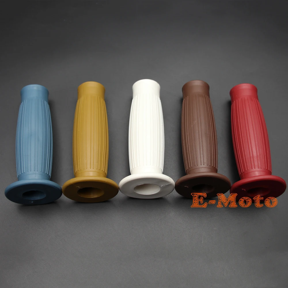 Желтые ручки GRAN TURISMO в винтажном стиле для кафе Рейсер подходят 1 &quotруля новые E-Moto