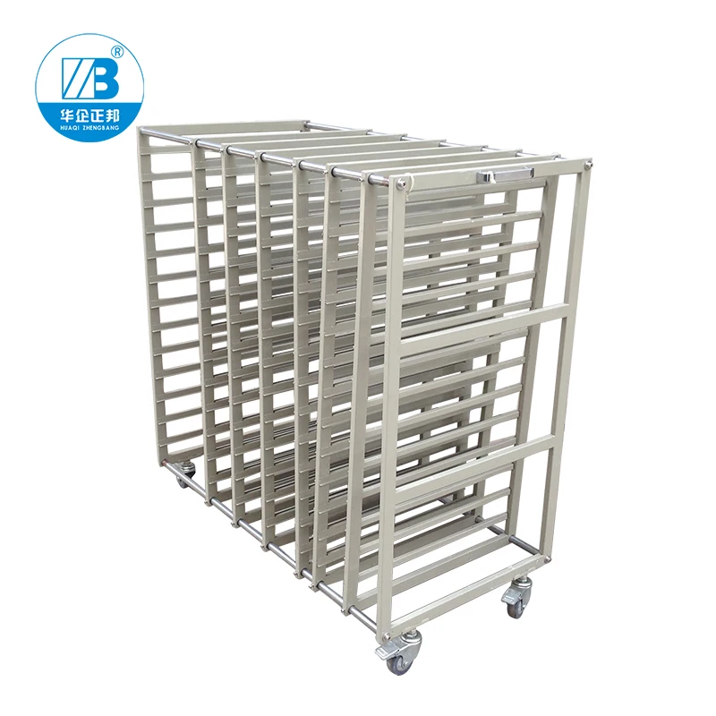 

ESD Stainless Steel Trolley / ESD Turnover Cart / Antistatic PCB Plates Storage Trolley ZB-1000J