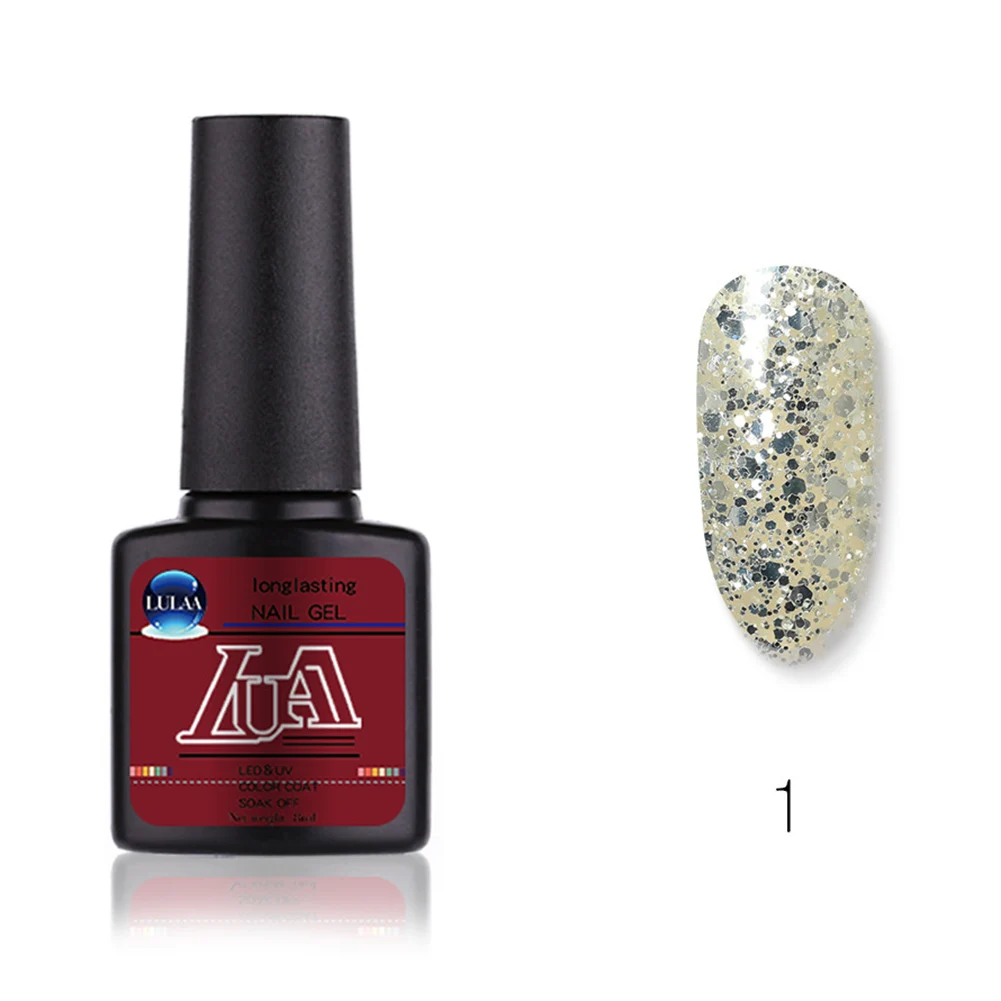 Сияющий Блеск УФ-гель для ногтей блестки лак маникюра сделай сам гель с блестками