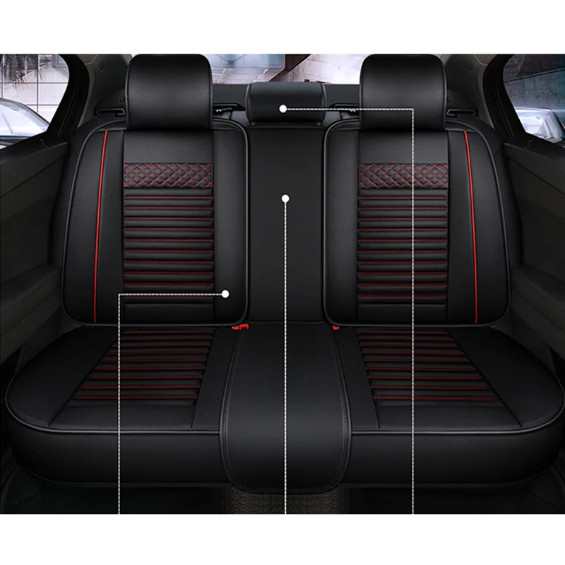 

WLMWL Universal Leather Car seat cover for Hyundai all models elantra terracan accent azera lantra tucson iX25 i30 iX35