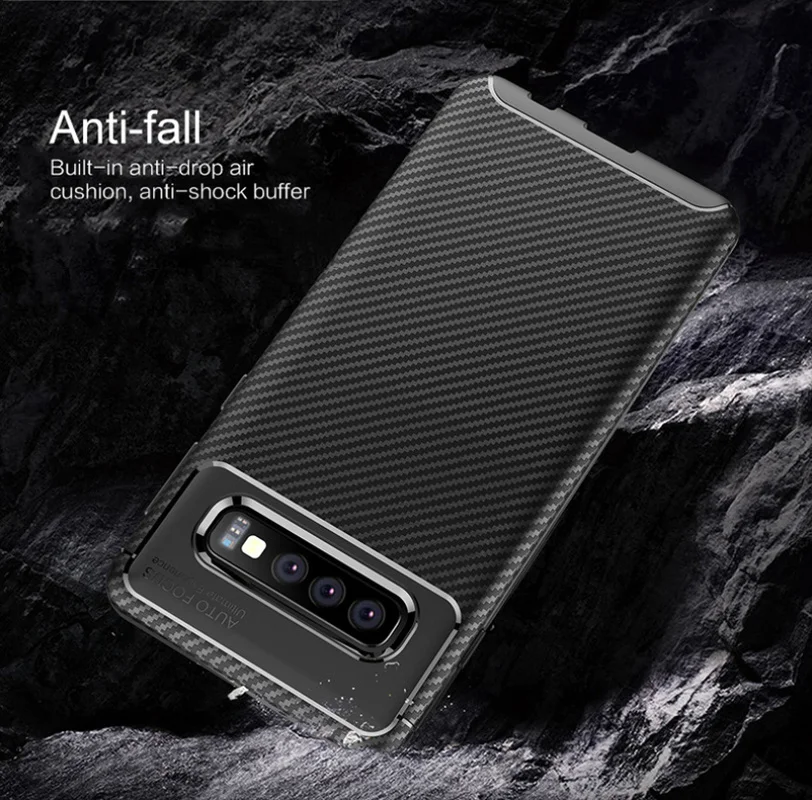 Грязеотталкивающий Ударопрочный Мягкий Силиконовый ТПУ чехол из углеродного