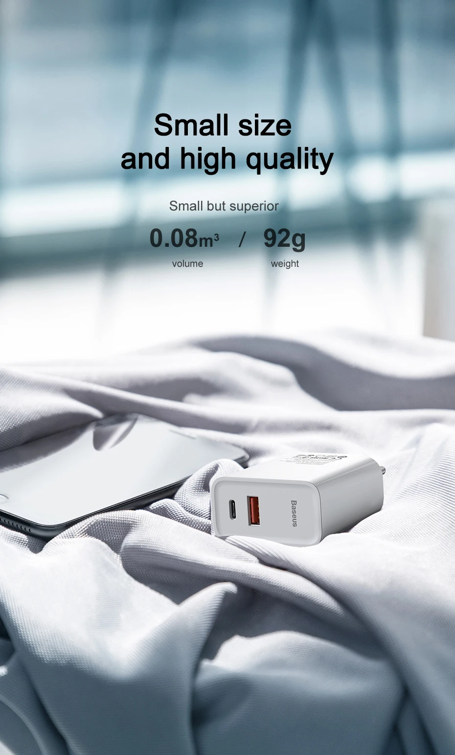 Зарядное устройство Baseus Quick Charge 4,0 3,0 USB для Redmi Note 7 Pro 30W PD Supercharge быстрое зарядное устройство для телефона для huawei P30 iPhone 11 Pro