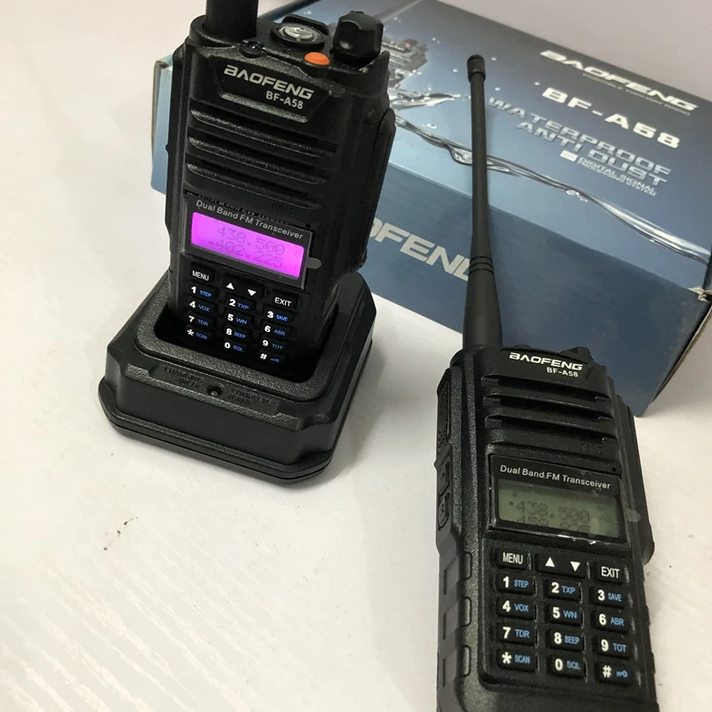 2019 профессиональная рация водостойкий BAOFENG BF A58 с SOS FM радио станции CB Ham