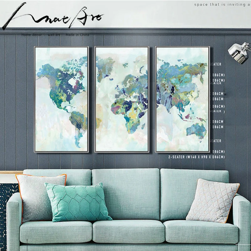 3 шт. настенный постер с абстрактной живописью | Дом и сад