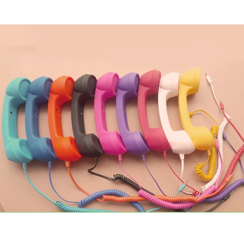 1 шт классический ретро 3 5 мм комфортная телефонная трубка мини микрофон динамик