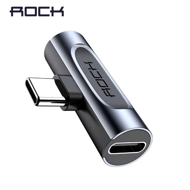 ROCK Metal Type C to 3 5 мм Jack адаптер для Xiaomi Mi 8 Huawei Mate 10 20 P20 Pro RS Nubia Z18 OTG USB USBC