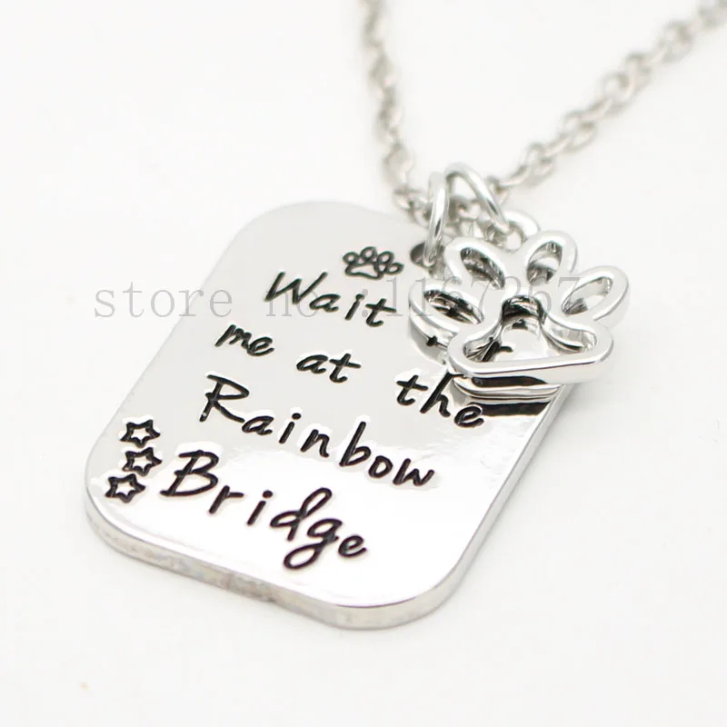 2017 Новый персональный Мемориал для домашних животных подождите меня у Радужного