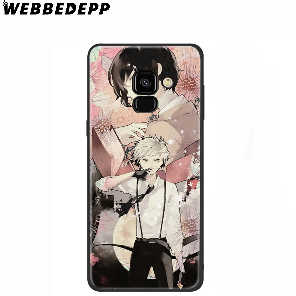 Силиконовый чехол WEBBEDEPP Bungou для Samsung Galaxy A3 A5 A6 A7 A8 A9 A10 A20 A30 A40 A50 A70 M10 M20 M30 |