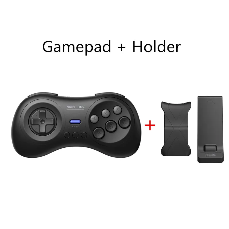 Gamepad add Holder 8BitDo M30 Bluetooth геймпад для sega Genesis Mega Drive Стиль для nintendo Switch Windows Android macOS пара - Цвет: Gamepad add Holder