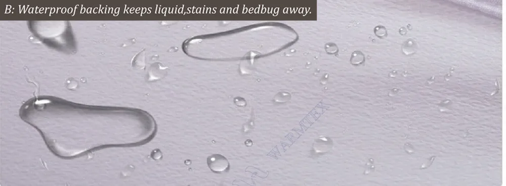 Премиум Терри протектор юбка стиль махровая ткань матраса 100% Водонепроницаемый