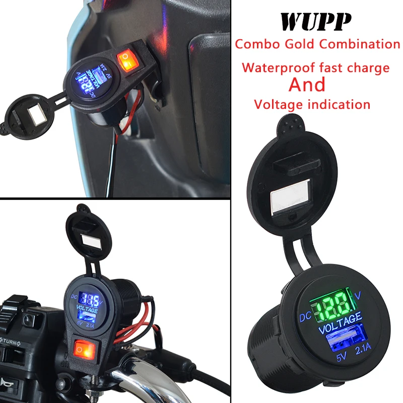 WUPP Автомобильный телефон зарядное устройство многофункциональный GM мотоциклах