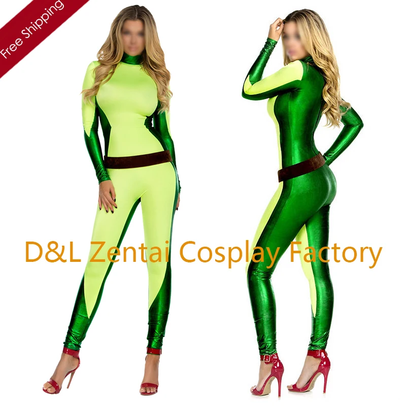 Бесплатная доставка DHL Новое нарядное платье спандекс Блестящий Зеленый костюм