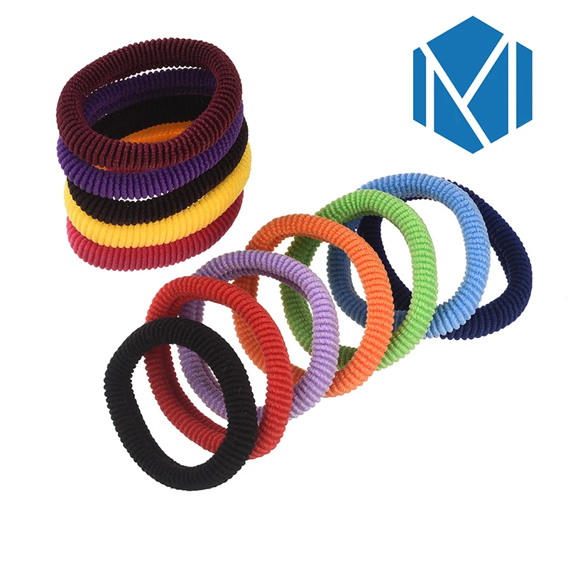Резинка для волос M MISM 50 шт./лот эластичная лента яркого радужного цвета