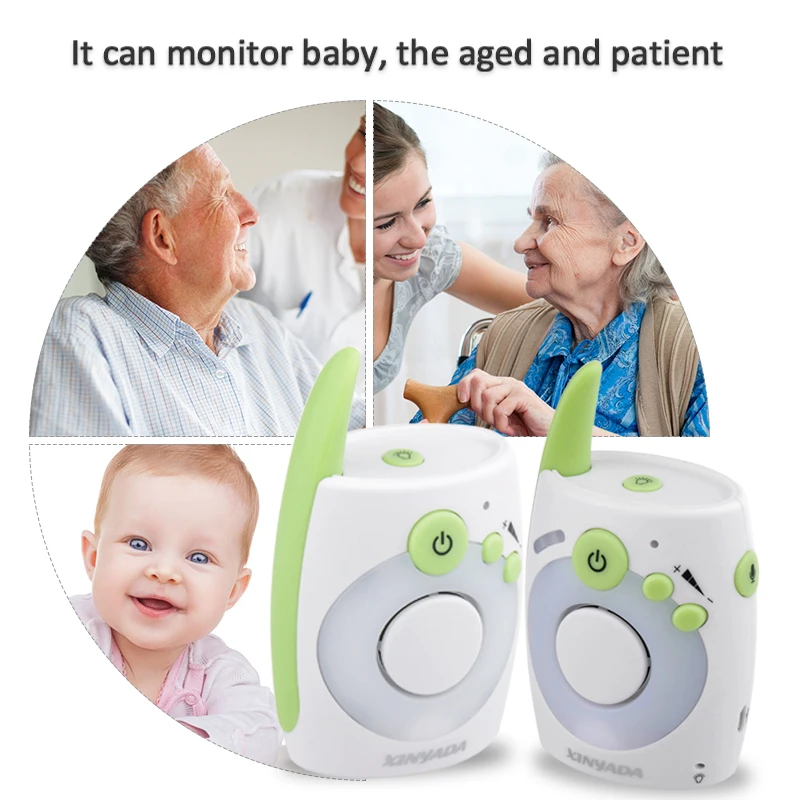 Цифровой детская сигнализация Видеоняни и радионяни аудио Clear Voice ребенок рация