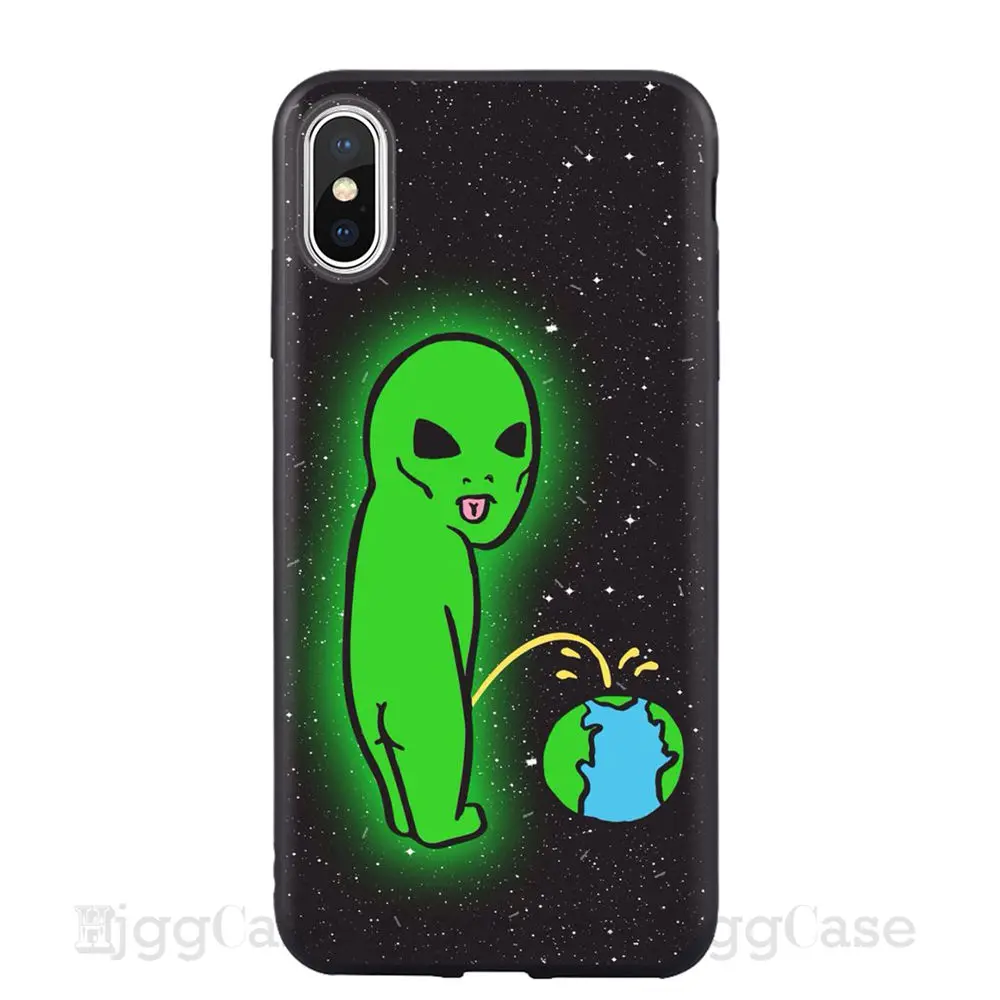 F3890 Эстетика милый мультяшный инопланетянин Космос Мягкий силиконовый чехол для телефона чехол для Apple iPhone 5 5S SE 6 6s 7 8 Plus X XR XS MAX чехол Coque для iPhone 11 Pro Max чехол s - Цвет: F3890
