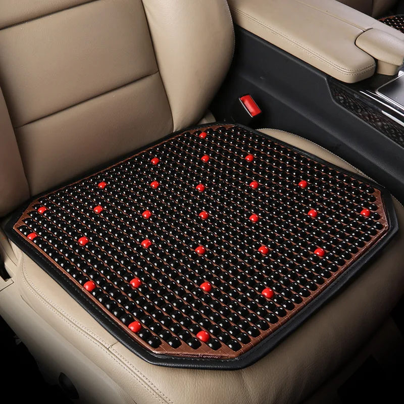 安い Huier 4 季節ユニバーサルカーシートクッションノンスリップ高正方形スタイルシートマットプロテクターカースタイリング自動車のシートカバー