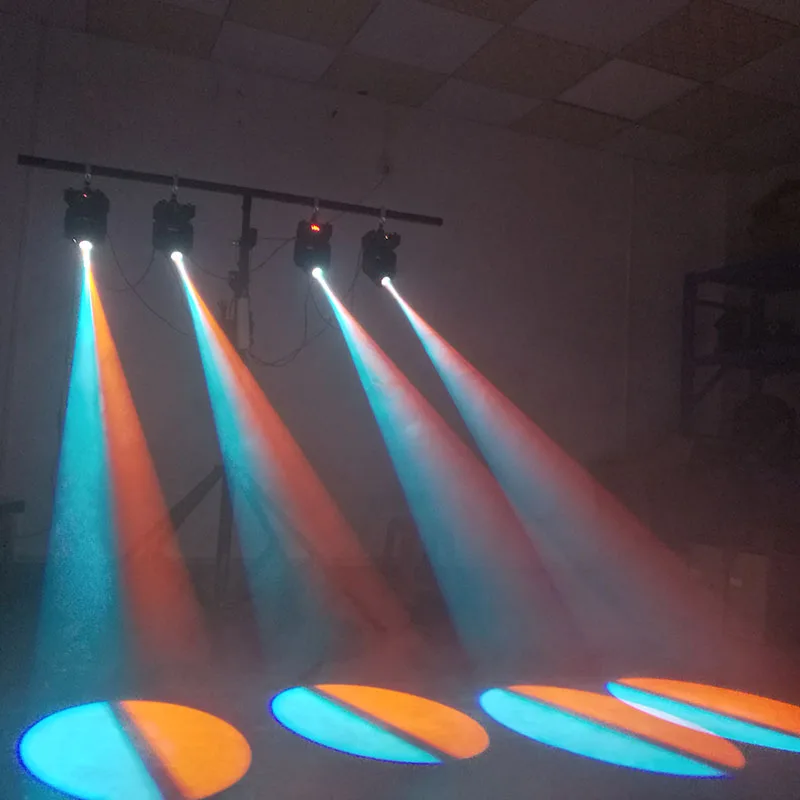 2 шт./лот, 30 Вт Светодиодный светильник Gobo Spot moving head DMX512 Disco вечерние DJ Club effect светильник ing