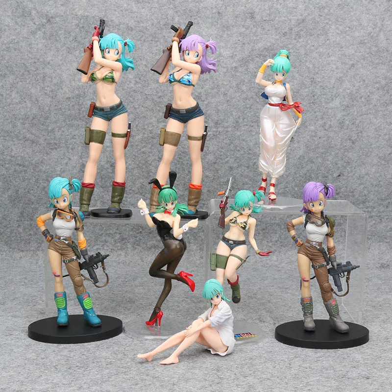 Dragon Ball Z Bulma figure 18 Аниме dragonball Bulma Bunny Girl Zoukei Tenkaichi Budoukai фигурка из ПВХ игрушки