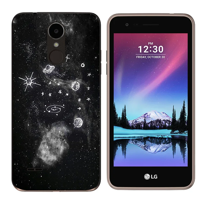 Для LG K4 2017 X230K чехол мягкий TPU силиконовый Billow для телефона с рисунком X230/LG EU Версия