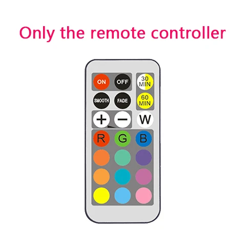 only the controller Супер яркий RGBW 13 цветов светодиодный светильник с регулируемой яркостью под шкаф, шкаф, светильник, многоцветный счетчик, Кухонный Светильник для спальни s - Цвет: only the controller
