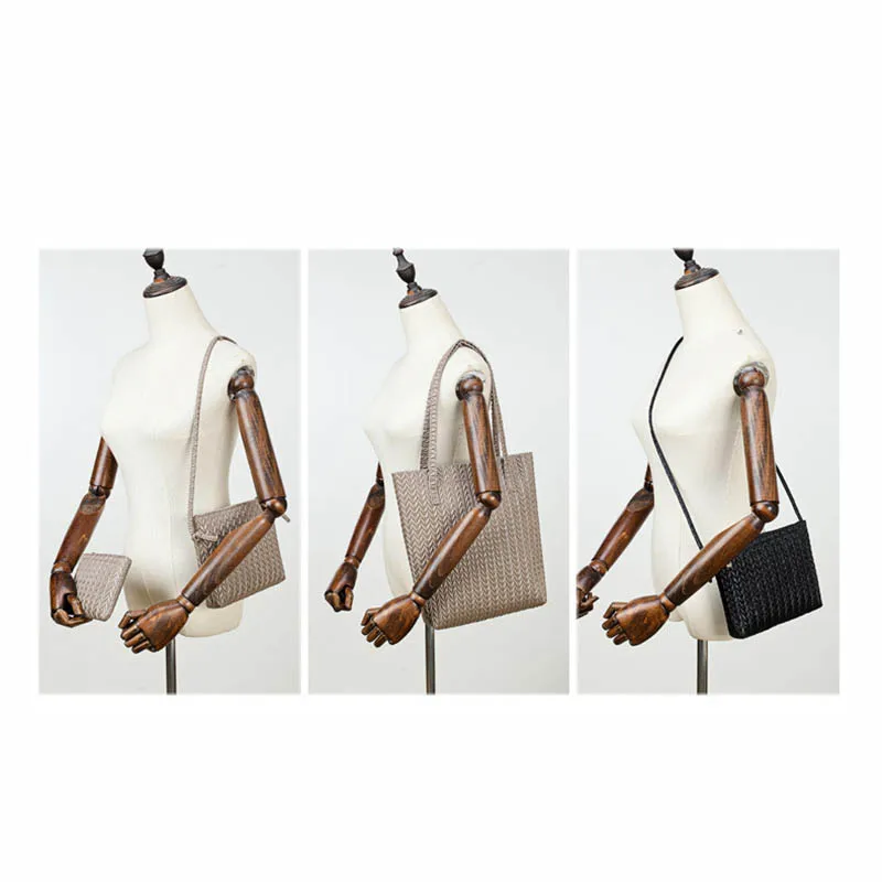 Комплект женских сумок из 3 предметов сумка искусственной кожи фирменные модные