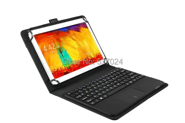 Съемный Беспроводной Bluetooth клавиатура кожаный чехол Обложка и тачпад Для Apple iPad 2/3/4 5 6 iPad Air 1 Air2 2 9,7"