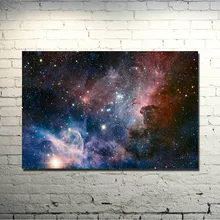 POPIGIST Galaxy Space Stars Nebula Art Silk Poster Print 13x20 24x36inch Universe Landscape Pictures Home Decoration