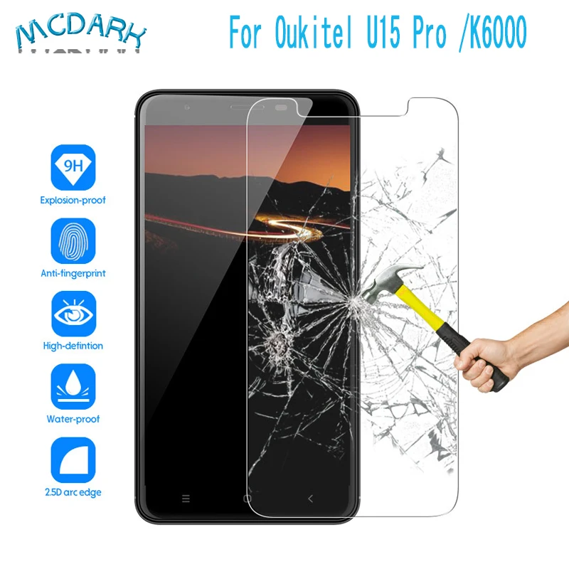 5 дюймов для Oukitel U15 Pro Переднее стекло защитная пленка Замена K6000 легкая в