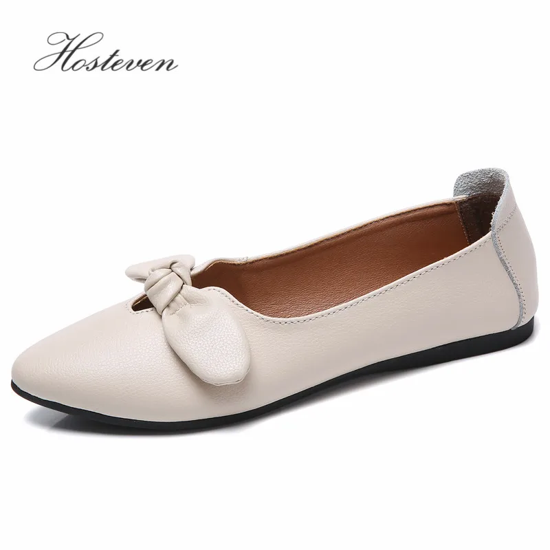 Hosteven/Женская обувь повседневные кроссовки на плоской подошве лоферы из