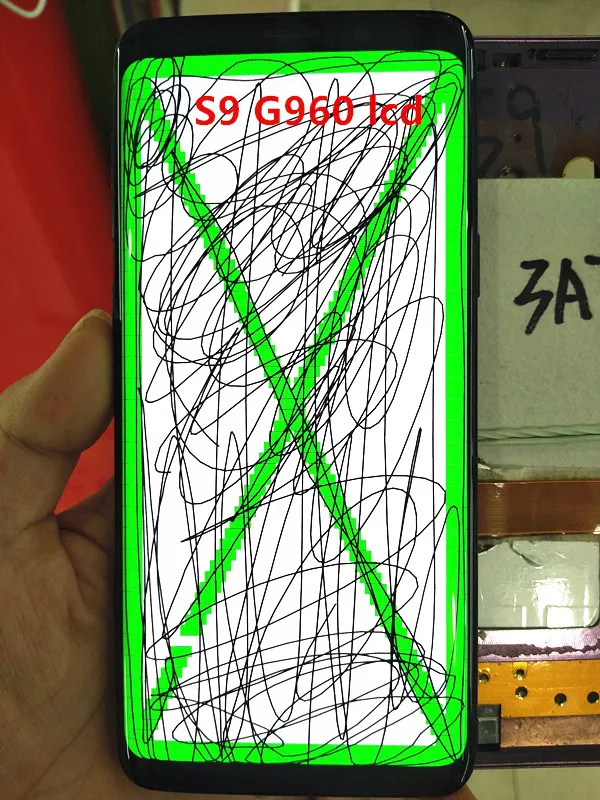 2960*1440 100% Оригинальный ЖК-дисплей с рамкой для SAMSUNG Galaxy S9 дисплей + Plus G960 G965