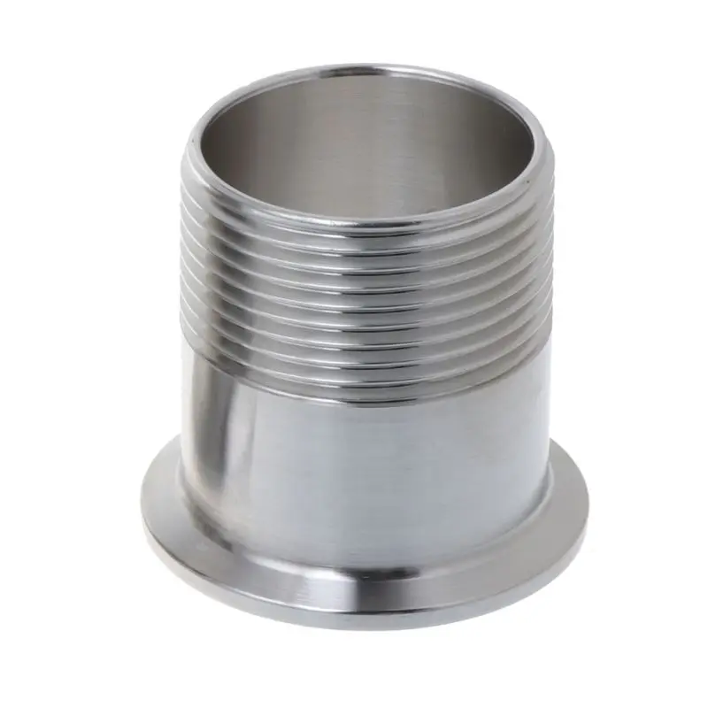 

Stainless Steel Sanitary Male Threaded Ferrule Pipe Fitting Tri clamp Adapter