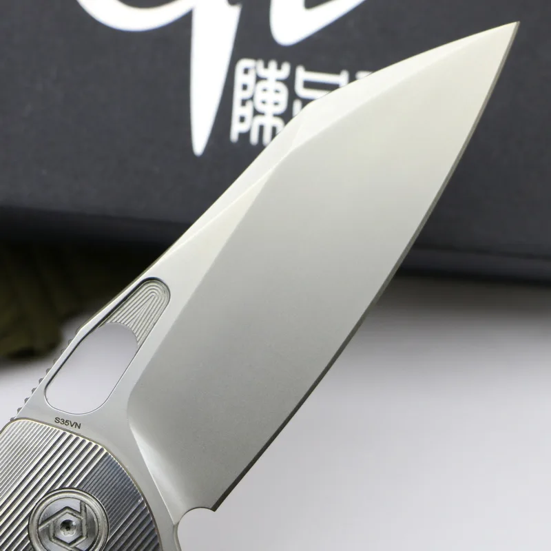Складной нож CH3515 S35VN С флиппером карманный Клинок с шарикоподшипниками TC4
