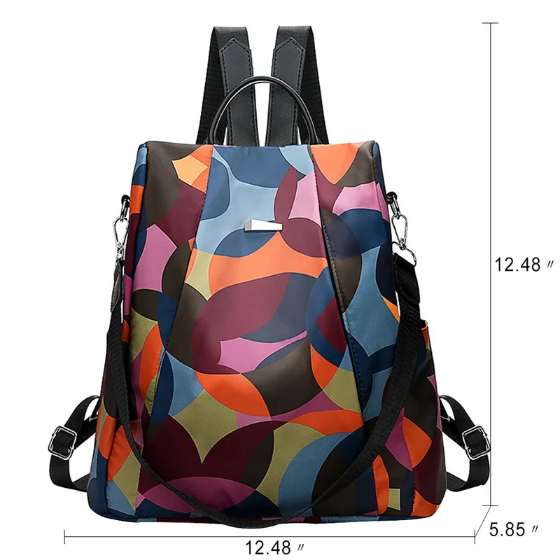 Litthing Sac Mochila рюкзак женский Оксфорд Многофункциональный рюкзак повседневный Противоугонный принт рюкзак для девочек-подростков