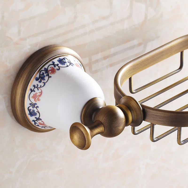 Мыльницы золотое покрытие бронзовая мыльница держатель для ванной Оборудование