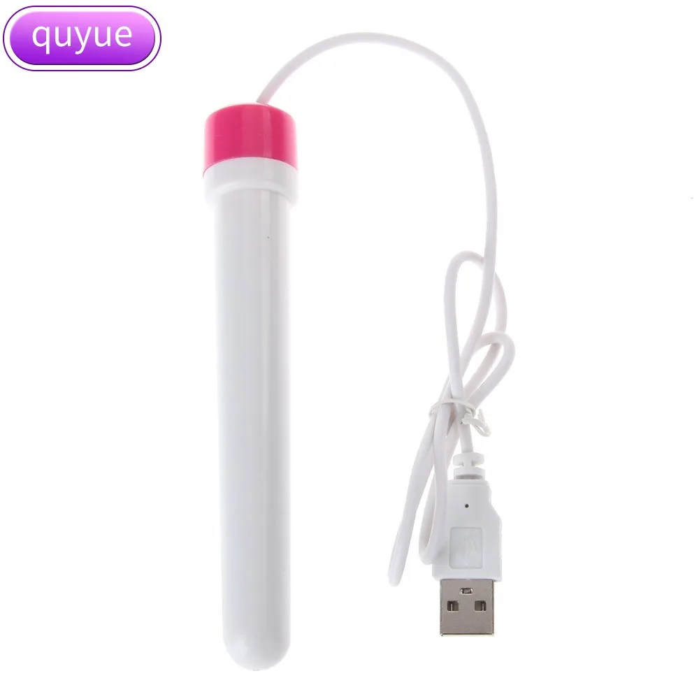 Quyue USB нагревательный стержень умный термостат Вагина теплее для мужской
