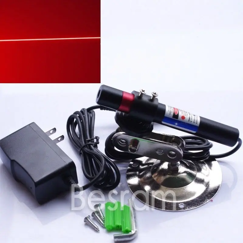

16120 Focusable 648nm 650nm 100mW Red Laser LINE Module + mount+ adapter