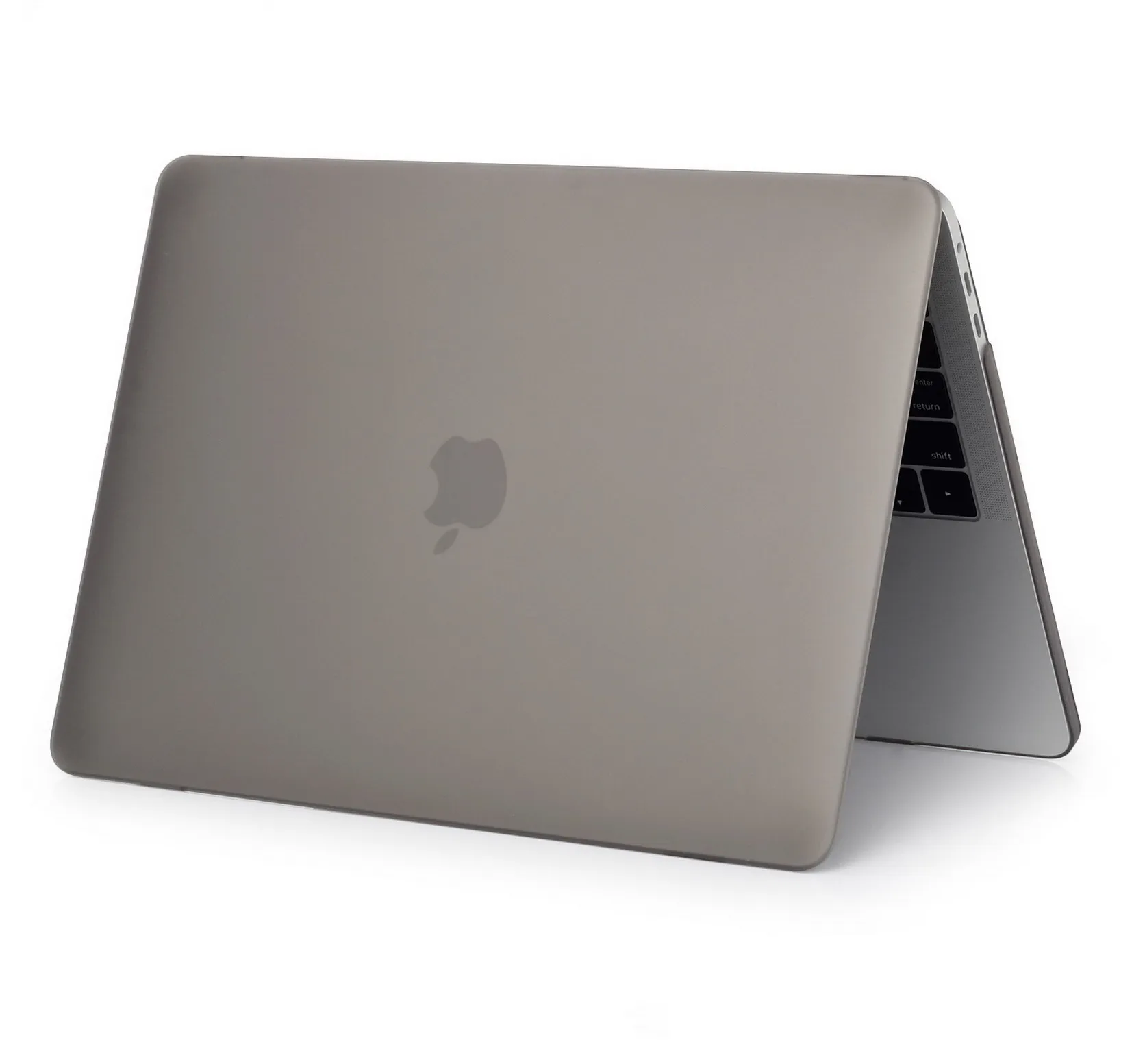 Zaiwj кейс для ноутбука, лэптопа для MacBook Air 13 11 Pro retina 12 13 15 Новые Pro 13 15 дюймов с сенсорной панелью+ Пылезащитная Резина - Цвет: Matte gray F C