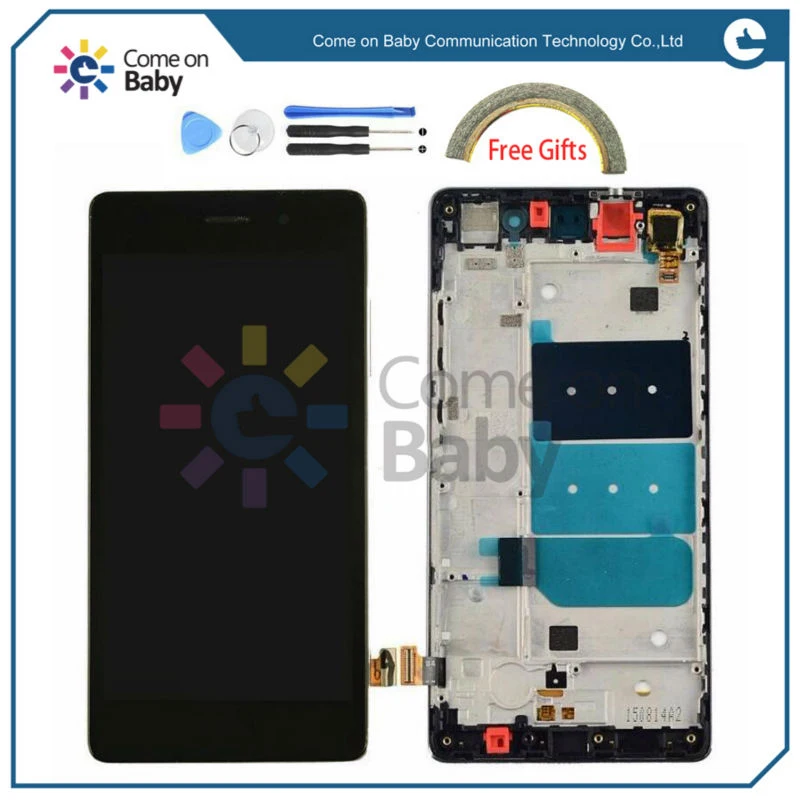 100% протестирован ОК для Huawei P8 Lite ЖК дисплей + сенсорный экран дигитайзер