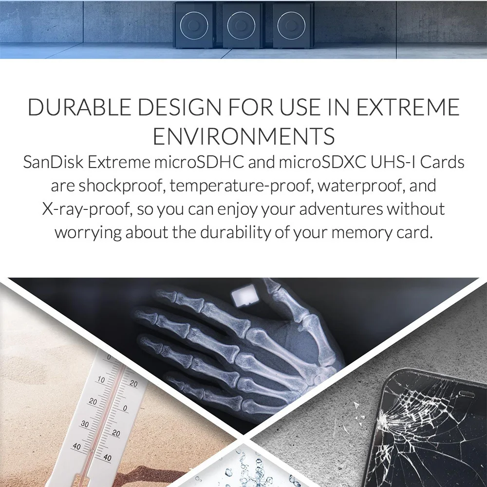 SanDisk карта памяти Экстремальная micro SD карта UHS-I C10 U3 V30 A2 microSDHC/microSDXC Flash 32 Гб 64 Гб 128 ГБ 256 Гб 400 Гб TF карта