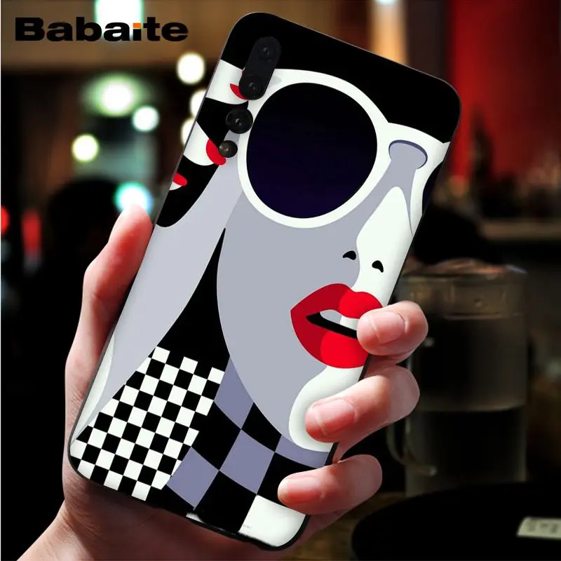 Babaite vogue girl boss Новое поступление черный чехол для телефона Huawei Mate10 Lite P20 Pro P9 P10 Plus