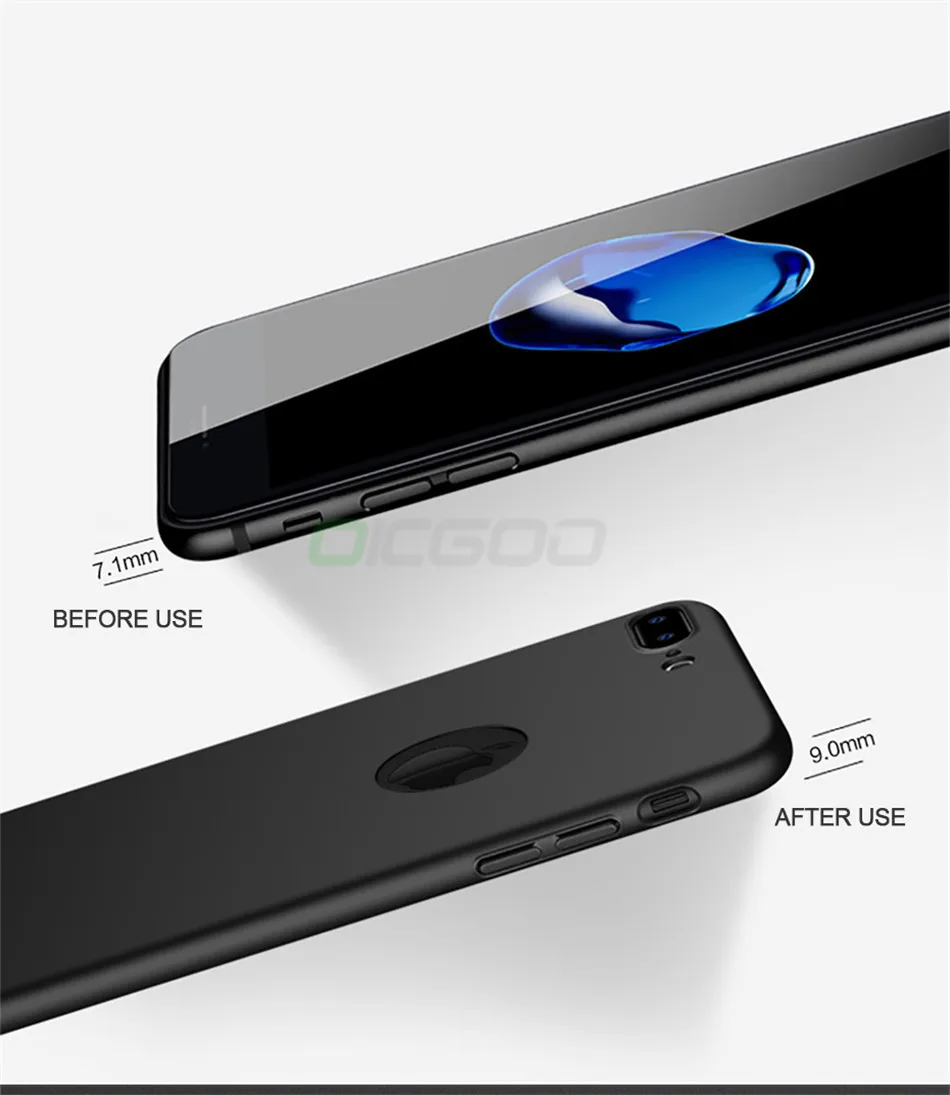 360 Полный чехол для телефона для iPhone X 8 6 6s 7 Plus 5 5S SE защитный чехол для iPhone 7 8 Plus X Xr Xs Max чехол стекло